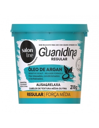 GUANIDINA SALON LINE ARGAN REGULAR BALDINHO