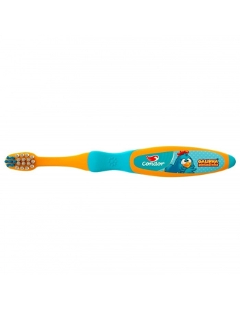 ESCOVA DENTAL CONDOR BAMBINOS 3161 3 GALINHA PINTADINHA 0/2 ANOS