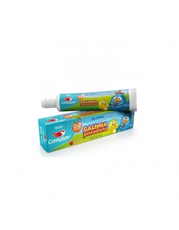 GEL DENTAL CONDOR GALINHA PIN 3513 50G BABY 0/2 ANOS S/FLUOR