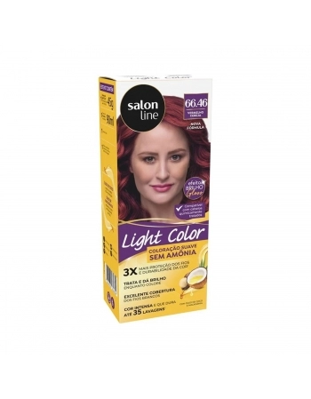 TONALIZANTE LIGHT COLOR 66.46 VERMELHO CEREJA