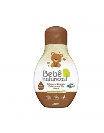 SABONETE LIQUIDO BEBE NATUREZA 230ML SUAVE