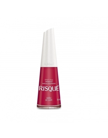 ESMALTE RISQUE CREMOSO SEM BLISTER GRAO DE CAFE