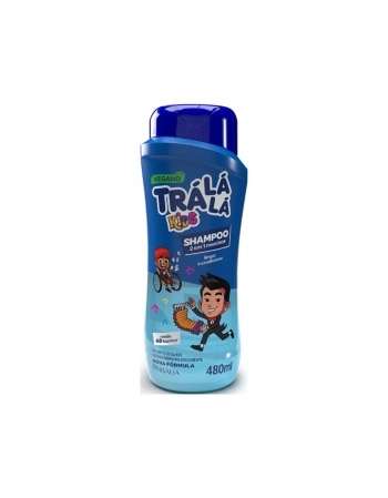 SHAMPOO TRA LA LA KIDS 480ML 2 EM 1 MENINO