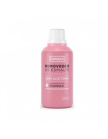 REMOVEDOR DE ESMALTE FARMAX 100ML SEM ACETONA