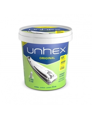 CORTADOR UNHA UNHEX MAOS POTE C/72UN