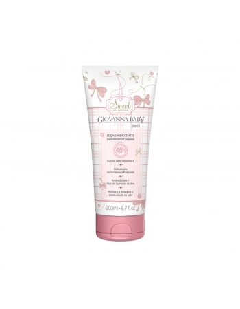LOCAO HIDRATANTE CORPORAL GIOVANNA BABY 200ML PEACH