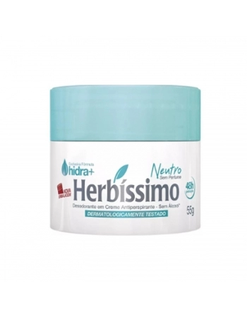 DESODORANTE EM CREME HERBISSIMO 55G NEUTRO