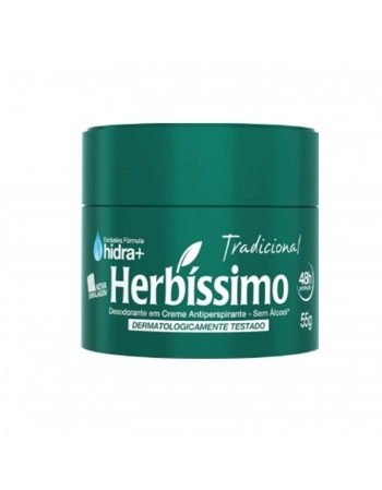 DESODORANTE EM CREME HERBISSIMO 55G TRADICIONAL