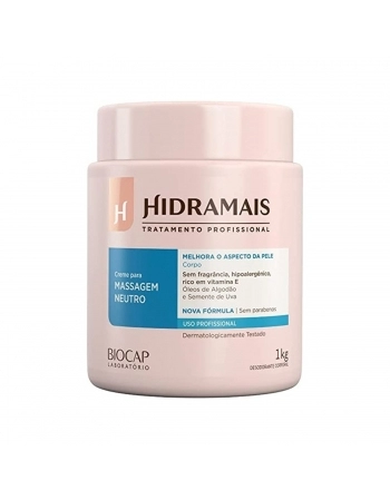CREME PARA MASSAGEM HIDRAMAIS 1KG NEUTRO