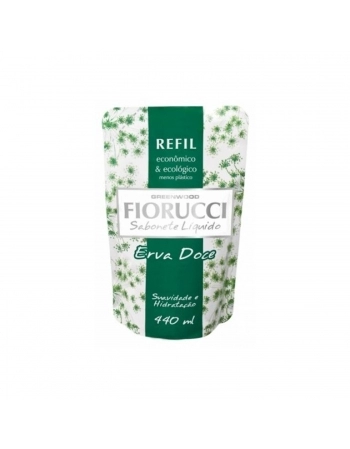 SABONETE LIQUIDO FIORUCCI 440ML REFIL ERVA DOCE