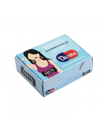 GRAMPO DARMA N5 PRETO CAIXA COM 100UN