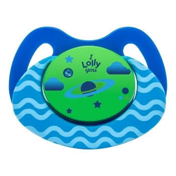 CHUP LOLLY 4915 BLISTER ORTODONTICO TAMANHO 2 TRICOLOR