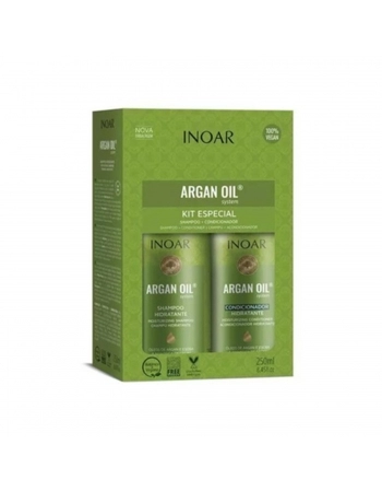 KIT INOAR SHAMPOO + CONDICIONADOR DUO ARGAN 250ML CADA