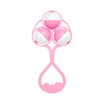 CHOCALHO LOLLY BABY 7230 BLISTER ROSA