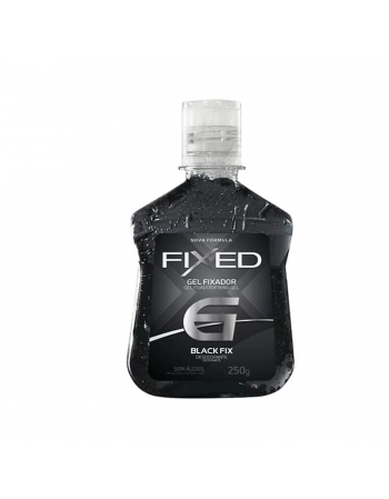 GEL FIXED 250G FIXA PRETO 6