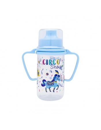 COPO EDUCATIVO LOLLY BABBY 7100 TIPO EDUCATIVO COM ALCA 150ML BLISTER AZUL