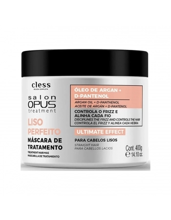 MASCARA DE HIDRATAÇAO SALON OPUS 400G LISO PERFEITO