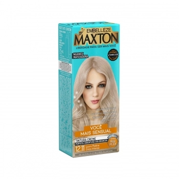 TINTURA MAXTON KIT PRATICO 12.11 LOURO PLATINA CINZA INTENSO