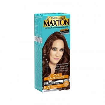 TINTURA MAXTON KIT PRATICO 5.74 CHOCOLATE INTENSO ACOBREADO