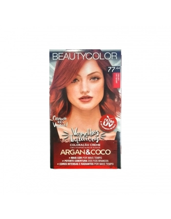 TINTURA BEAUTYCOLOR 77.44 VERMELHO SEDUCAO KIT PRATICO