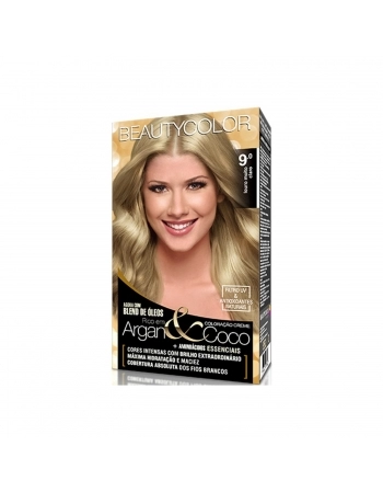 TINTURA BEAUTYCOLOR 9.0 LOURO MUITO CLARO KIT PRATICO