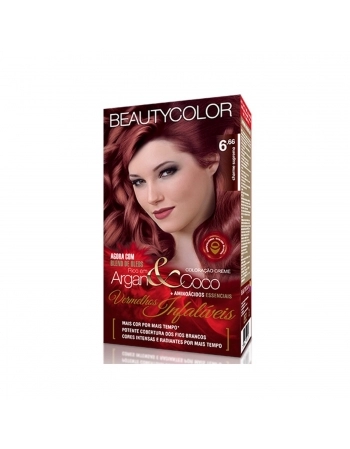 TINTURA BEAUTYCOLOR 6.66 VERMELHO INTENSO KIT PRATICO