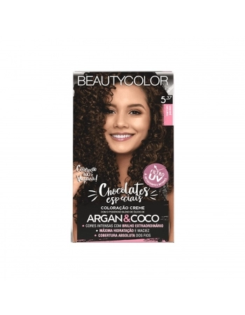 TINTURA BEAUTYCOLOR 5.37 MARROM PASSION KIT PRATICO