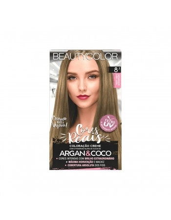 TINTURA BEAUTYCOLOR 8.1 LOURO CLARO ACINZENTADO KIT PRATICO