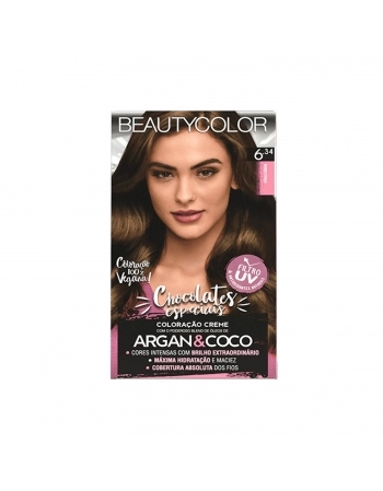 TINTURA BEAUTYCOLOR 6.34 CHOCOLATE KIT PRATICO