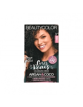 TINTURA BEAUTYCOLOR 3.0 CASTANHO ESCURO KIT PRATICO