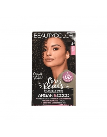 TINTURA BEAUTYCOLOR 4.0 CASTANHO NATURAL KIT PRATICO