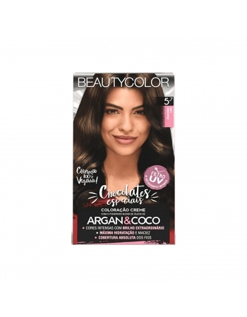 TINTURA BEAUTYCOLOR 5.7 CHOCOLATE CAFE KIT PRATICO