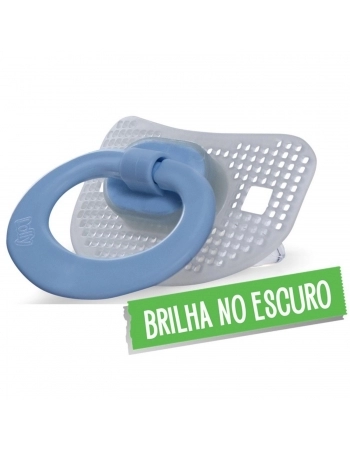 CHUPETA LOLLY 5515 STAR SILICONE ORTODONTICA T2 BLISTER AZUL