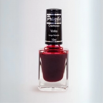 ESMALTE PRISCILA 10ML CREMOSO VINHO