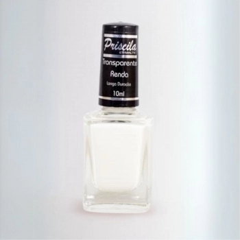 ESMALTE PRISCILA 10ML TRANSPARENTE RENDA