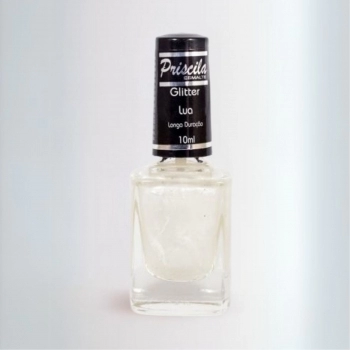 ESMALTE PRISCILA 10ML GLITTER LUA