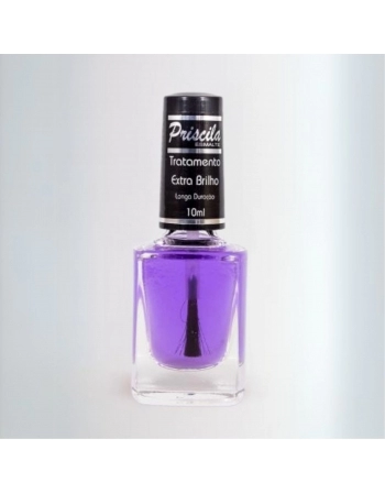 ESMALTE PRISCILA 10ML TRATAMENTO EXTRA BRILHO