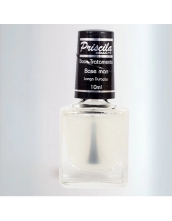 ESMALTE PRISCILA 10ML TRATAMENTO BASE MAN