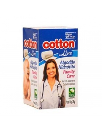 ALGODAO COTTON 25G CAIXA FAMILY CARE