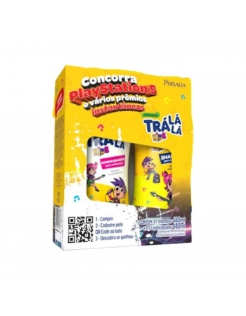 KIT SHAMPOO+CONDICIONADOR TRA LA LA 480ML SEM EMBARAÇO