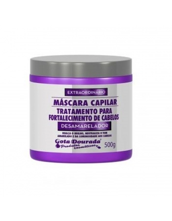 MASCARA GOTA DOURADA 500G DESAMARELADOR