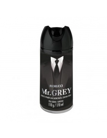 DESODORANTE AEROSOL FIORUCCI MASCULINO 170ML MR GREY
