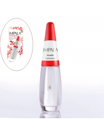 ESMALTE IMPALA NORMAL INCOLOR TRANSPARENTE TRATAMENTO COM BLISTER 044