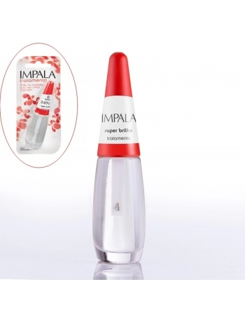 ESMALTE IMPALA NORMAL SUPER BRILHO TRANSPARENTE TRATAMENTO COM BLISTER 051