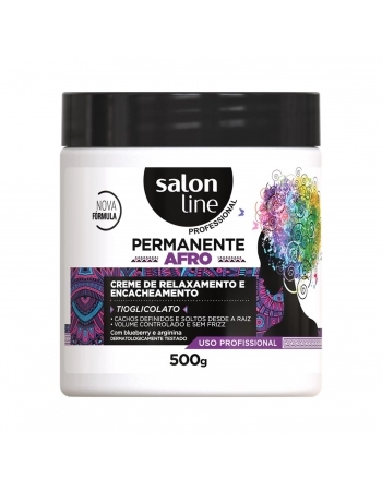 CREME DE RELAXAMENTO SALON LINE 500G PERMANENTE AFRO
