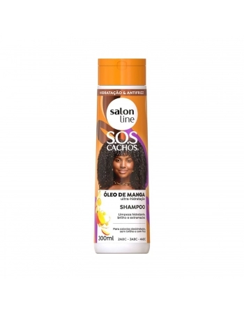 SHAMPOO SALON LINE 300ML CACHOS SOS MANGA