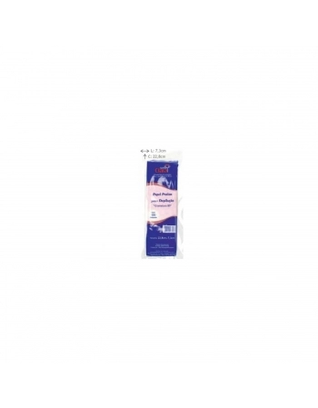 PAPEL PARA DEPILAÇAO SANTA CLARA 100 UNIDADES 80G PERLON 3326