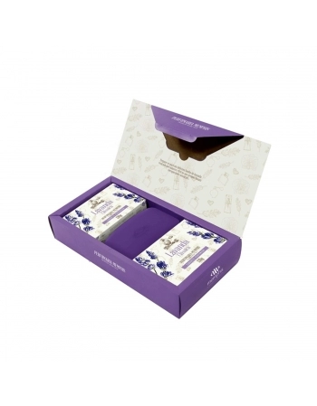 ESTOJO MEMPHIS 03 SABONETE 130G LAVANDA COM SABONETEIRA