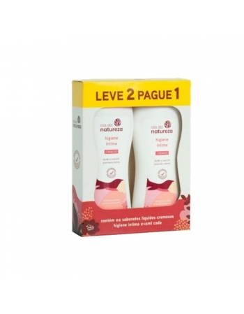 KIT SABONETE INTIMO LIQUIDO CIA DA NATUREZA CREMOSO 210ML LEVE 2 PAGUE 1