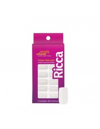 UNHA POSTIÇA NATURAL RICCA C/CURVATURA 1337